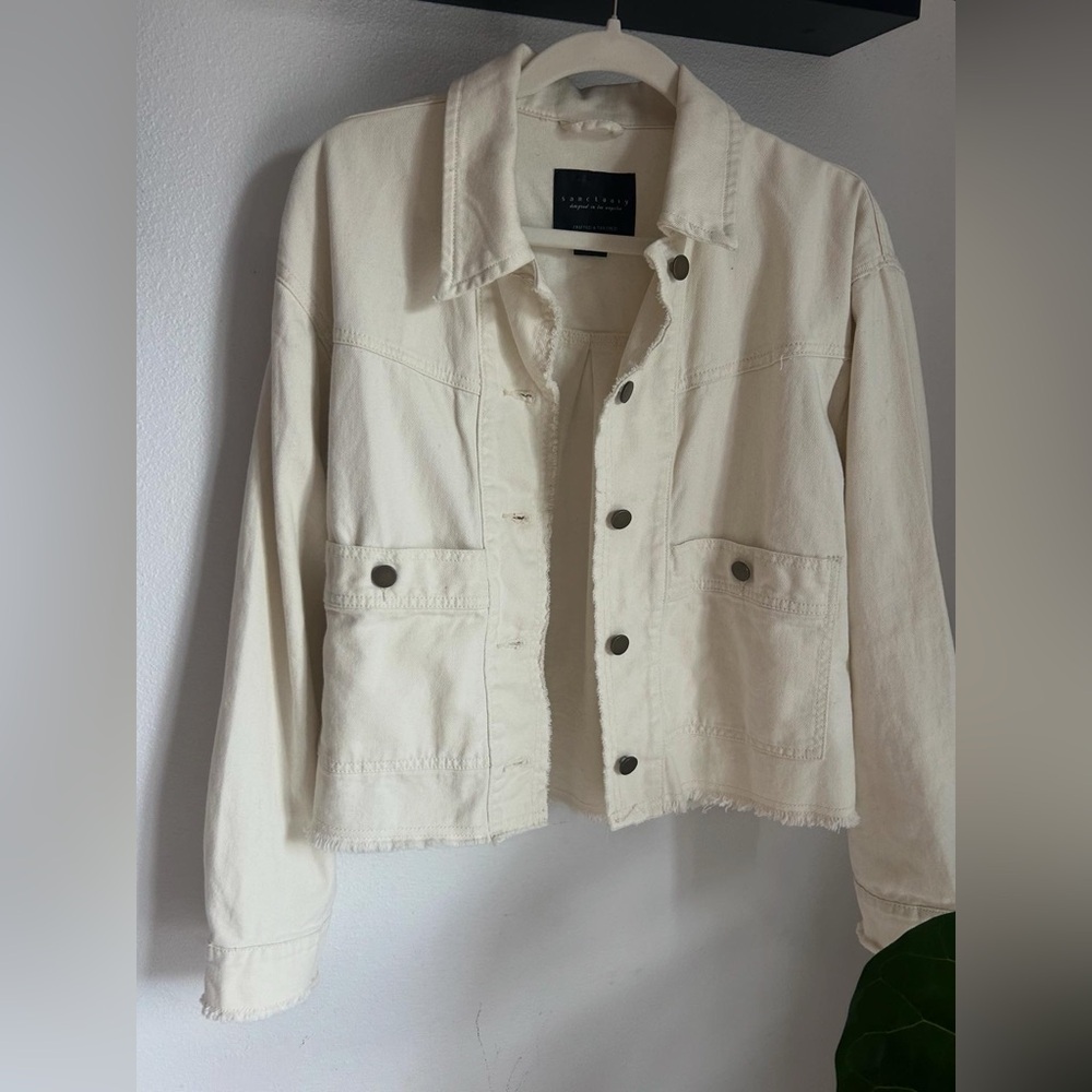 Sanctuary Cream Utility Jacket
